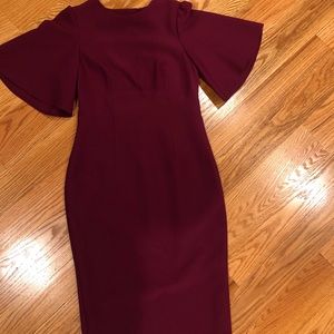 Purple ASOS midi dress